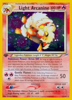 Light Arcanine (Neo Destiny 12/105)