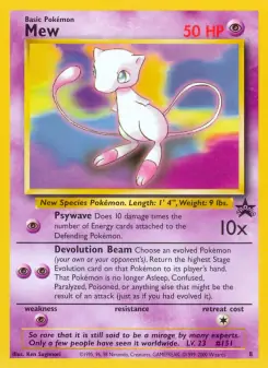Mew (Wizards Black Star Promos 8/53)