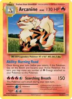 Arcanine (Evolutions 18/108)
