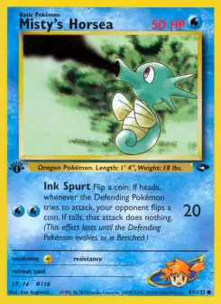 Misty's Horsea (Gym Challenge 87/132)