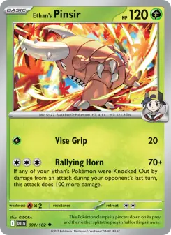 Ethan's Pinsir (Destined Rivals 001/182)
