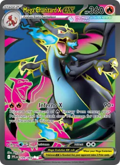 Mega Charizard X ex (Phantasmal Flames 109/94)
