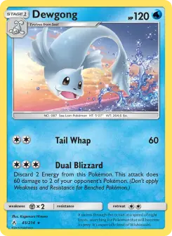 Dewgong (Unbroken Bonds 45/214)