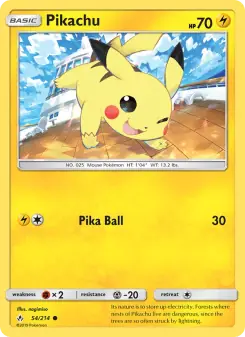 Pikachu (Unbroken Bonds 54/214)