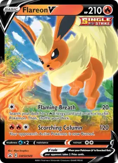 Flareon V (SWSH Black Star Promos SWSH149)