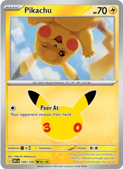 Pikachu (30th Celebration 026/128)