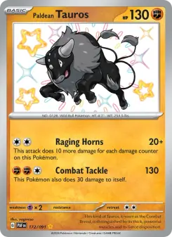Paldean Tauros (Paldean Fates 172/91)