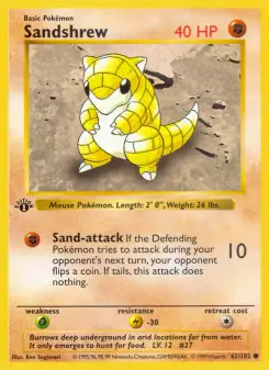 Sandshrew (Base Set 62/102)