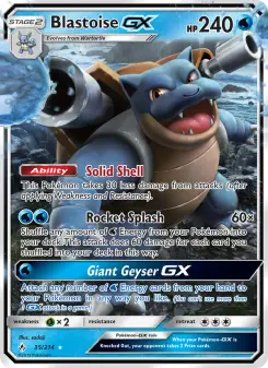 Blastoise GX (Unbroken Bonds 35/214)