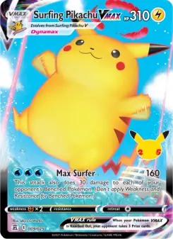 Surfing Pikachu VMAX (Celebrations 9/25)