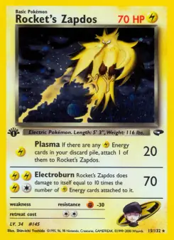 Rocket's Zapdos (Gym Challenge 15/132)