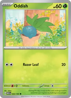 Oddish (151 043/165)