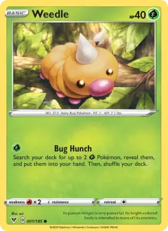 Weedle (Vivid Voltage 1/185)