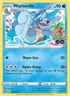 Wartortle (Pokémon GO 016/78)
