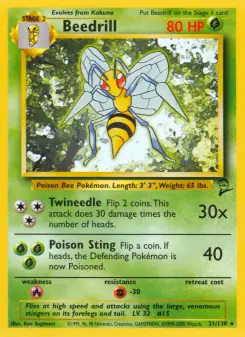 Beedrill (Base Set 2 21/130)