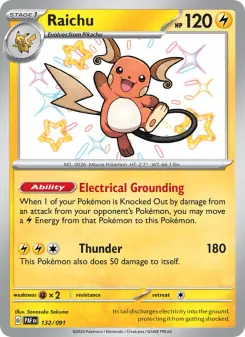 Raichu (Paldean Fates 132/91)