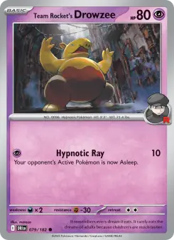 Team Rocket's Drowzee (Destined Rivals 079/182)