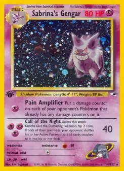 Sabrina's Gengar (Gym Heroes 14/132)