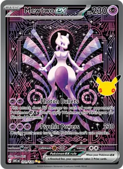 Mewtwo ex (30th Celebration 151/128)