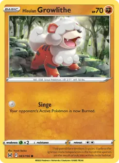 Hisuian Growlithe (Lost Origin 083/196)