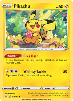 Pikachu (Lost Origin 052/196)