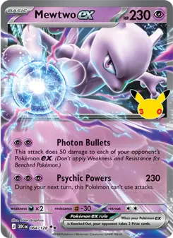 Mewtwo ex (30th Celebration 064/128)