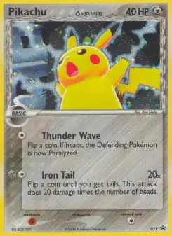 Pikachu δ (Nintendo Black Star Promos 35/40)