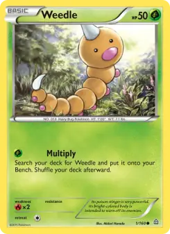 Weedle (Primal Clash 1/160)