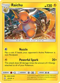 Raichu (Cosmic Eclipse 67/236)
