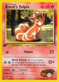 Brock's Vulpix (Gym Heroes 73/132)