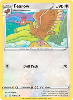 Fearow (Battle Styles 112/163)