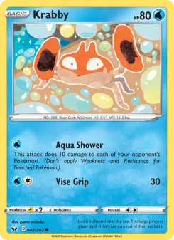 Krabby (Sword & Shield 42/202)