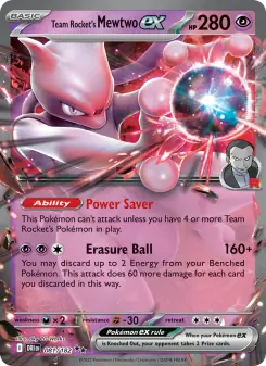 Team Rocket's Mewtwo ex (Destined Rivals 081/182)