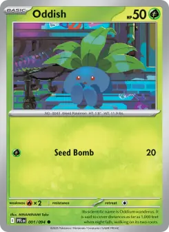 Oddish (Phantasmal Flames 001/94)