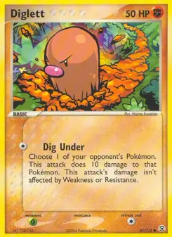 Diglett (FireRed & LeafGreen 61/112)