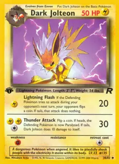 Dark Jolteon (Team Rocket 38/82)