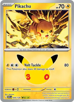 Pikachu (30th Celebration 024/128)