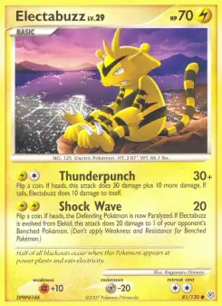 Electabuzz (Diamond & Pearl 81/130)
